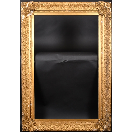 304 - 19th Century English School. A Gilt Composition Frame with swept corners, rebate 42.5