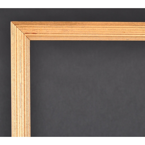 308 - 20th Century English School. A Ribbed Frame, rebate 38