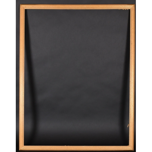 308 - 20th Century English School. A Ribbed Frame, rebate 38