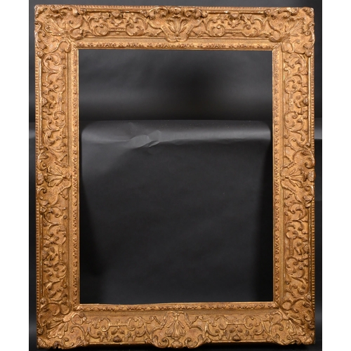 309 - 19th Century French School. A Gilt Composition Louis XIV Style Frame, with swept centres and corners... 