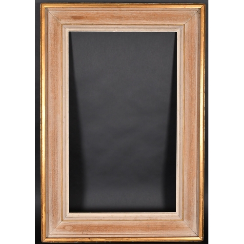 317 - 20th Century French School. A Wooden Frame, with gilt inner and outer edges, rebate 30.25