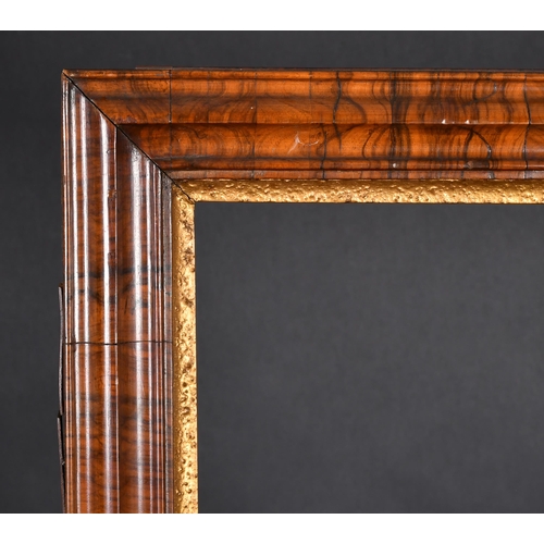 318 - 18th Century English School. A Queen Anne Style Wooden Frame with a gilt inner edge, rebate 30