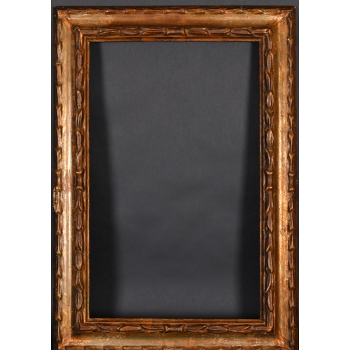 325 - 18th Century Italian School. A Carved Giltwood Frame, rebate 29