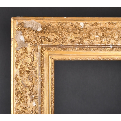 326 - 19th Century English School. A Gilt Composition Frame, rebate 29