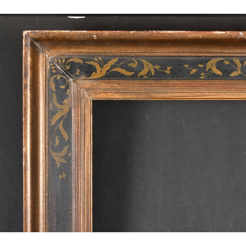 334 - 20th Century European School. A Cassetta Style Painted Frame, rebate 25.5