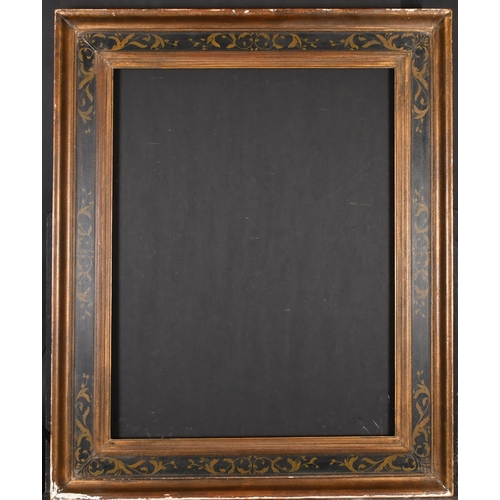 334 - 20th Century European School. A Cassetta Style Painted Frame, rebate 25.5