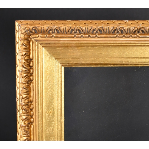 345 - 19th Century English School. A Gilt Composition Watts Style Frame, rebate 24