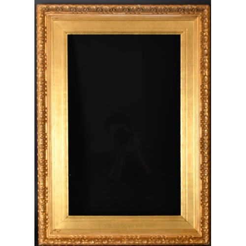 345 - 19th Century English School. A Gilt Composition Watts Style Frame, rebate 24