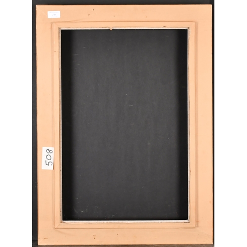 347 - 20th Century English School. A Painted Composition Frame, with a fabric slip, rebate 23.75