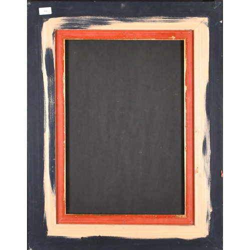 350 - 20th-21st Century English School. A Black Painted Frame, with a gilt slip and inset glass, rebate 22... 