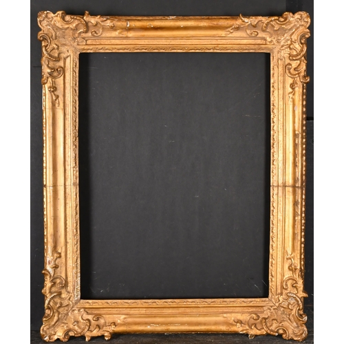 351 - Late 18th Century French School. A Painted Carved Wood Frame, rebate 22