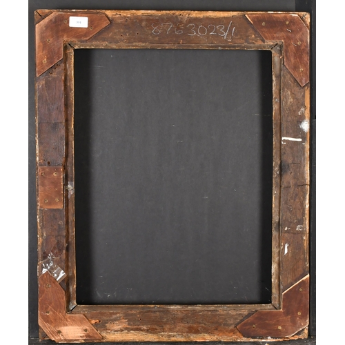 351 - Late 18th Century French School. A Painted Carved Wood Frame, rebate 22