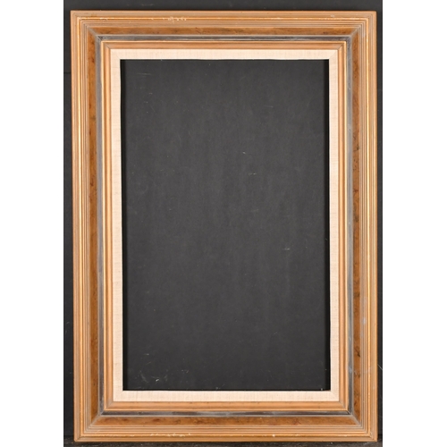 352 - 20th Century English School. A Gilt and Painted Composition Frame, with a fabric slip, rebate 22