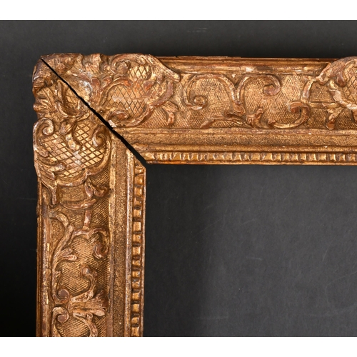 354 - 18th Century French School. A Carved Giltwood Louis Frame, rebate 21.75