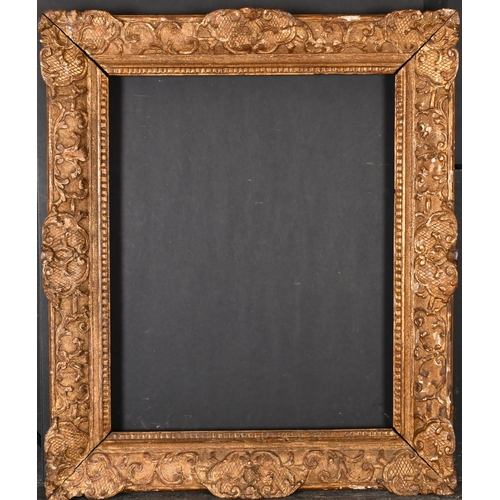 354 - 18th Century French School. A Carved Giltwood Louis Frame, rebate 21.75