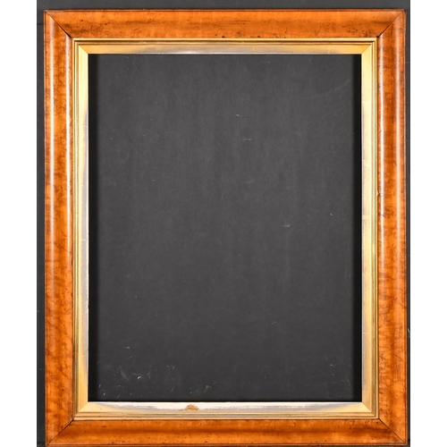 359 - 19th Century English School. A Maple Frame with a gilt slip, rebate 20