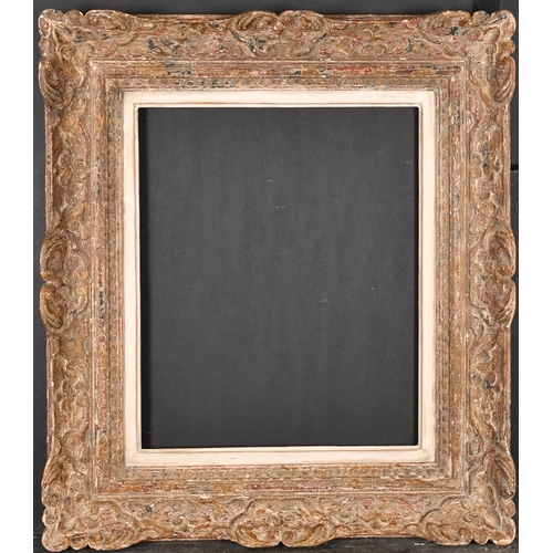 367 - 20th Century French School. A Fine Painted Carved Wood Frame, with a white slip, rebate 18