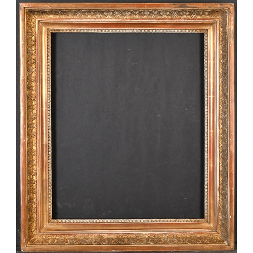 368 - 19th Century French School. A Gilt Composition Empire Frame, rebate 18