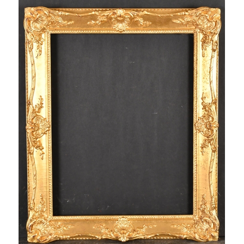 369 - 19th Century English School. A Painted Composition Frame, with swept centres and corners, rebate 18