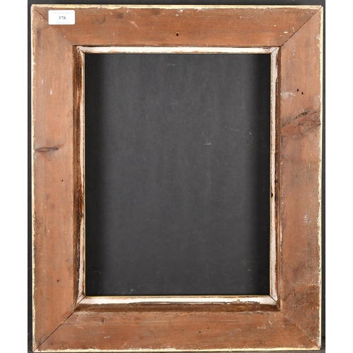 378 - 20th Century European School. A Gilt and Simulated Ivory Frame, rebate 15.75