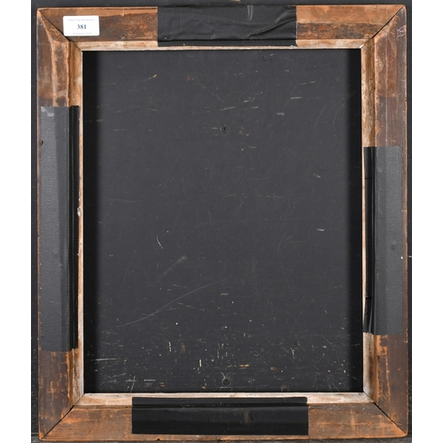 381 - 19th Century English School. A Maple Frame, with a gilt slip, rebate 15