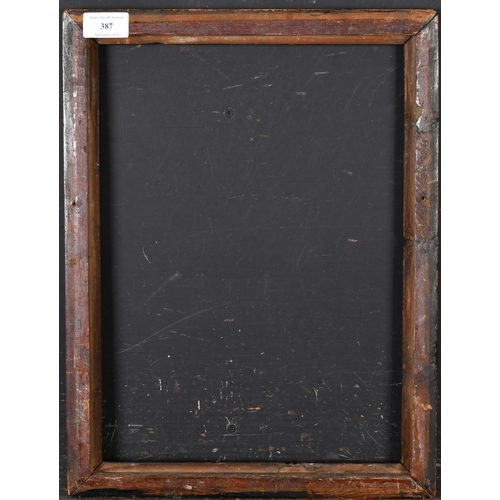 387 - 18th Century English School. A Pearwood Frame, rebate 14.5