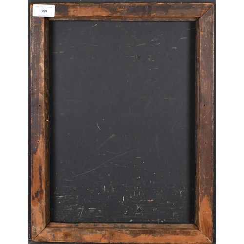 389 - 18th Century English School. A Hogarth Style Frame, rebate 14.5