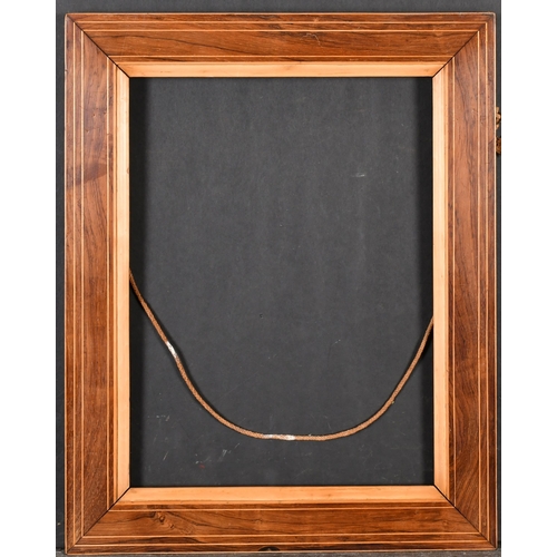 395 - Late 19th Century French School. An Inlaid Wooden Frame, rebate 14.25