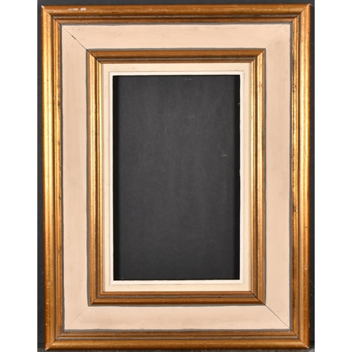 404 - 20th Century English School. A Gilt and Painted Composition Frame, rebate 13.5