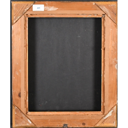 405 - 20th Century European School. A Gilt and Painted Composition Frame, rebate 13.25