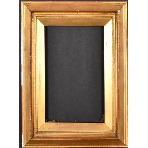 409 - 19th Century English School. A Gilt Composition Reverse Frame, rebate 13