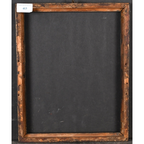 413 - 18th Century English School. A Gilded Darkwood Frame, rebate 12.5