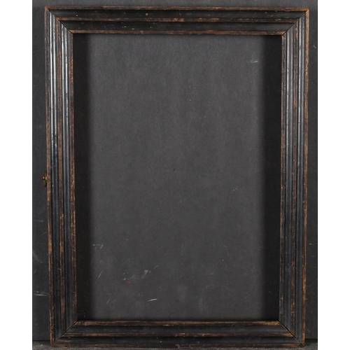 414 - 18th Century English School. A Darkwood Frame, rebate 12.5