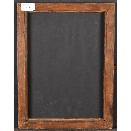 414 - 18th Century English School. A Darkwood Frame, rebate 12.5