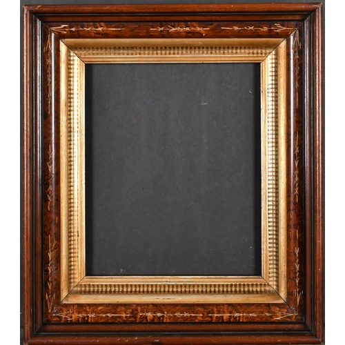 419 - Early 20th Century European School. A Gilt and Painted Frame, rebate 12