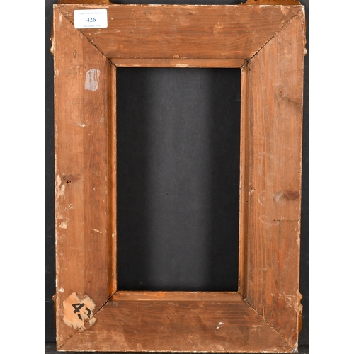 426 - 20th Century English School. A Gilt Composition Frame with swept corners, rebate 11