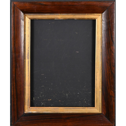 427 - 19th Century English School. A Darkwood Frame, with a gilt slip, rebate 10.75