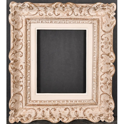 435 - 20th Century French School. A Painted Carved Wood Frame, rebate 9.5