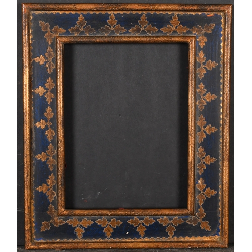 436 - 20th Century European School. A Gilt and Black Painted Frame, rebate 9.5