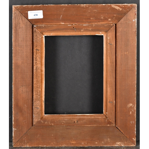 438 - 20th Century French School. A Painted Carved Wood Frame, rebate 8.75