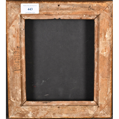 443 - 19th Century European School. A Gilt Composition Frame, rebate 7.75