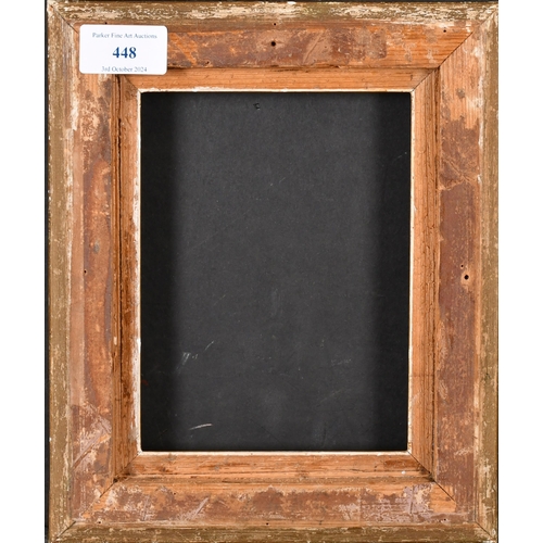 448 - 19th Century European School. A Gilt Composition Frame, rebate 7