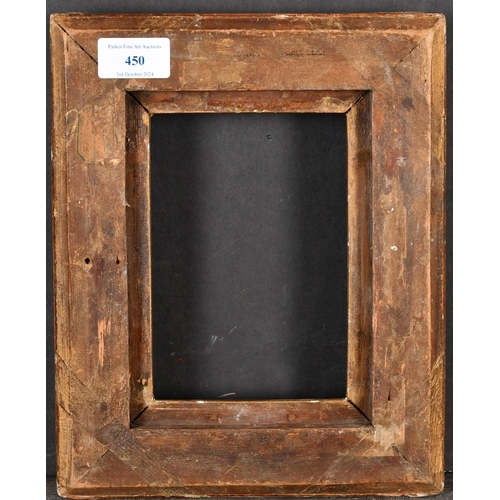 450 - Late 18th Century French School. A Carved Giltwood Frame, rebate 6.75