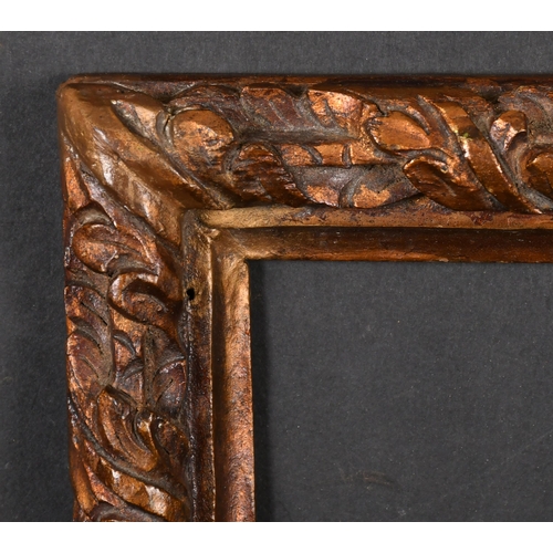 455 - 19th Century Spanish School. A Painted Carved Wood Frame, rebate 5.75