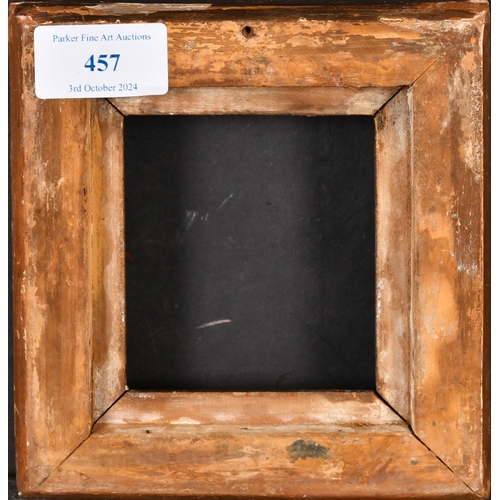 457 - 19th Century European School. A Gilt Composition Frame, rebate 3.75