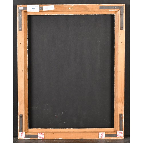 384 - 20th Century English School. A Silver Composition Frame, rebate 15