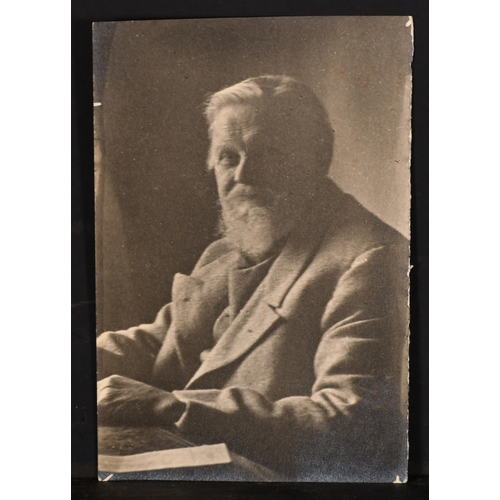 171 - Arthur E Praill (19th-20th Century) British. Portrait of Frank Brangwyn, Bromide photograph, Dated 1... 