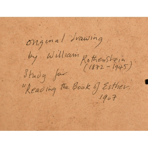 198 - William Rothenstein (1872-1945) British. Study for 