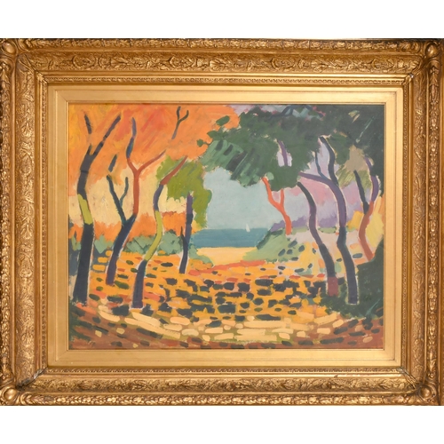 236 - 20th Century French School. Towards the Sea, Oil on canvas, 17.25