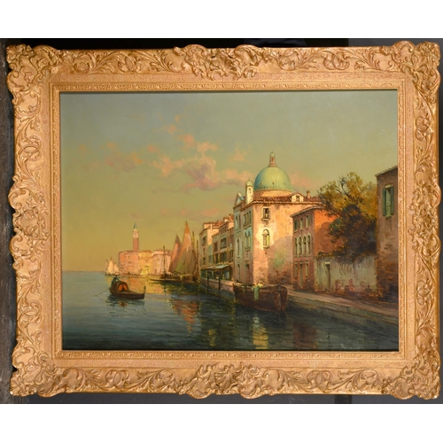 260 - Noel Georges Bouvard (1912-1975) French. A Venetian Canal Scene, Oil on canvas, Signed, 19.5